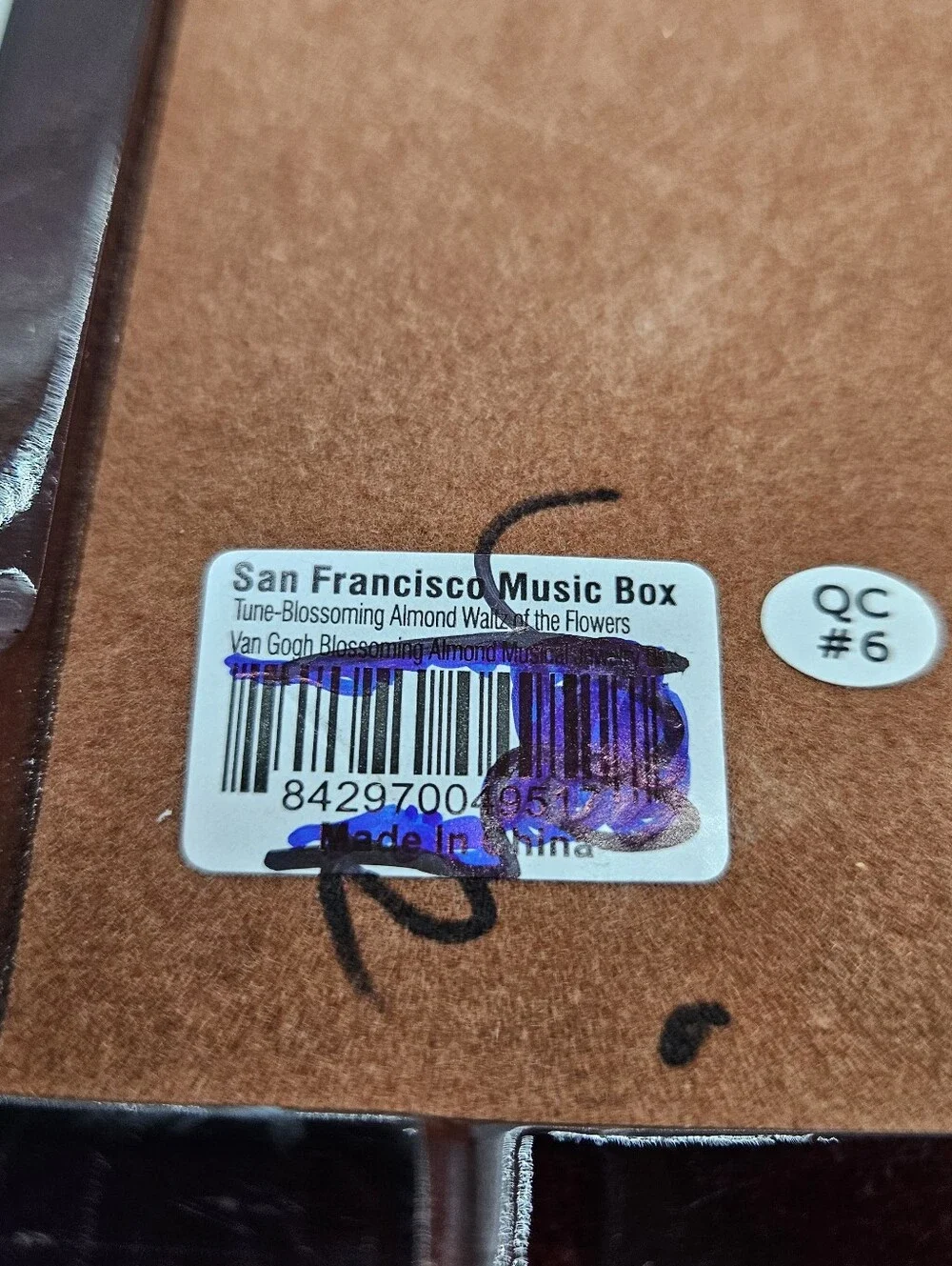 San Francisco Music Box Company vintage san
